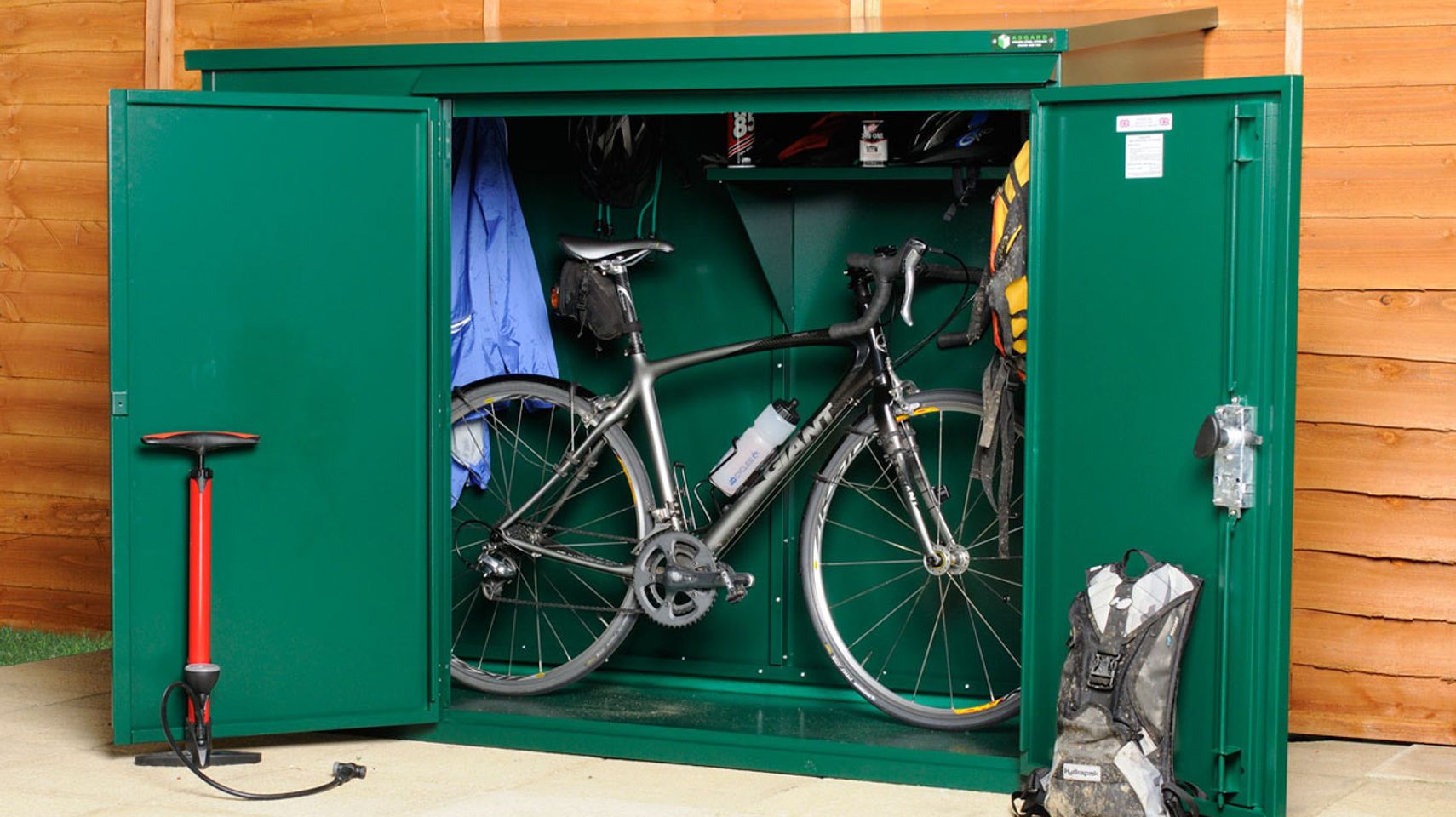 Secure Metal 3 Bike Bunker Bunker Bike Storage