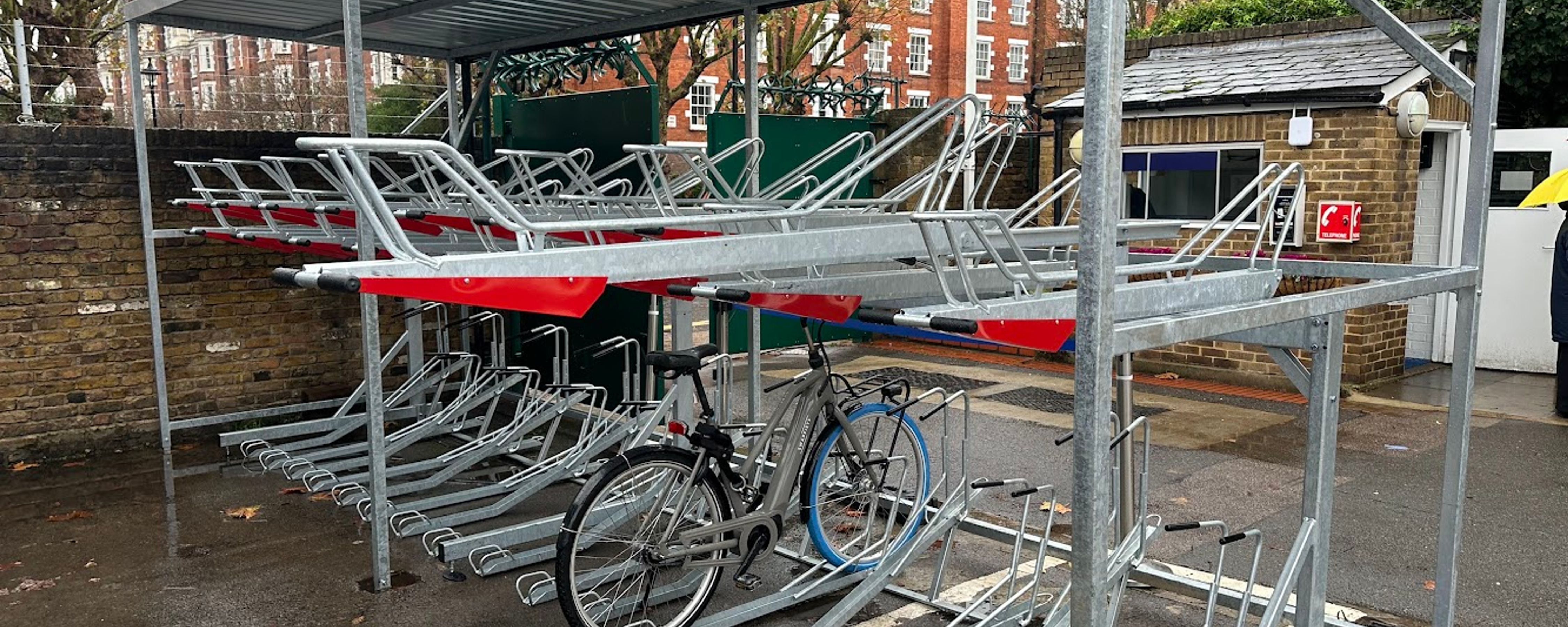 Two Tier Bike Racks for secure bicycle storage
