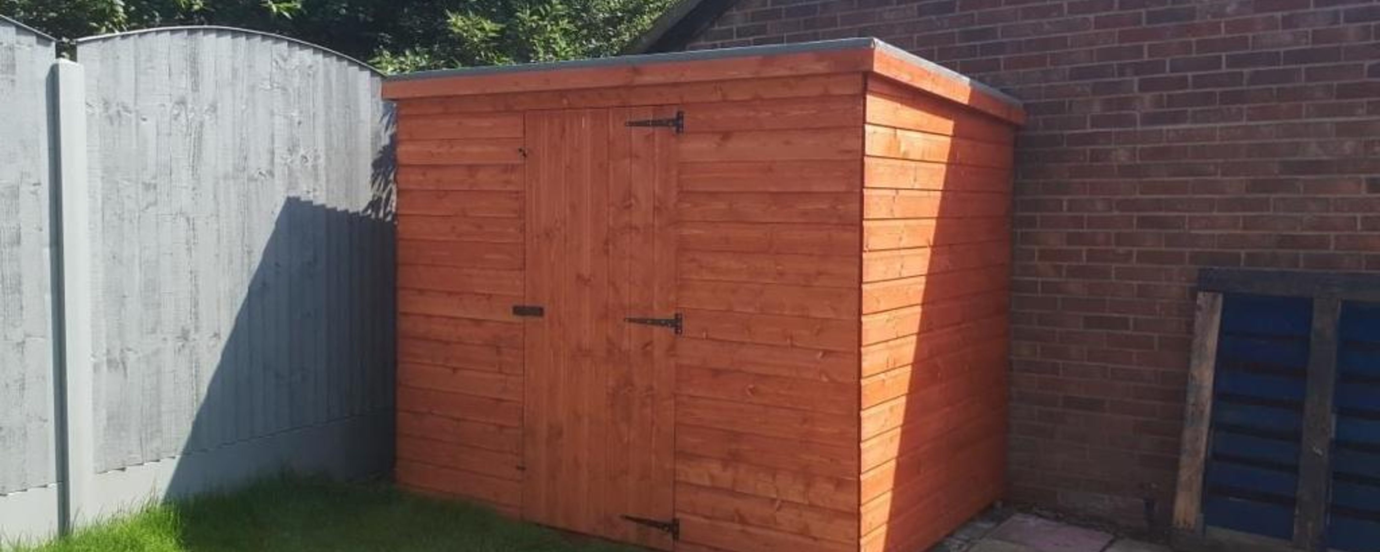 Wooden bike shed For Gardens