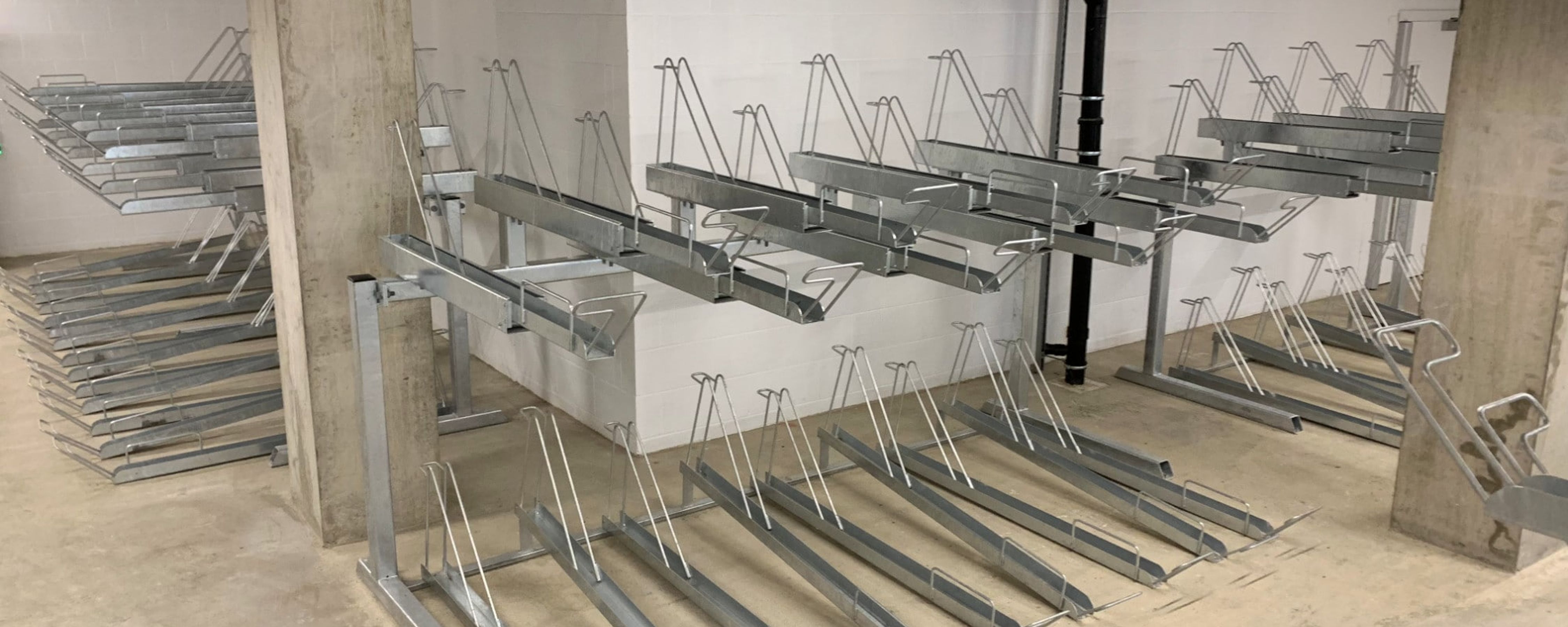 Two Tier Bike Racks for secure bicycle storage