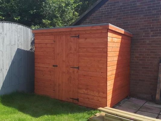 Wooden bike shed For Gardens