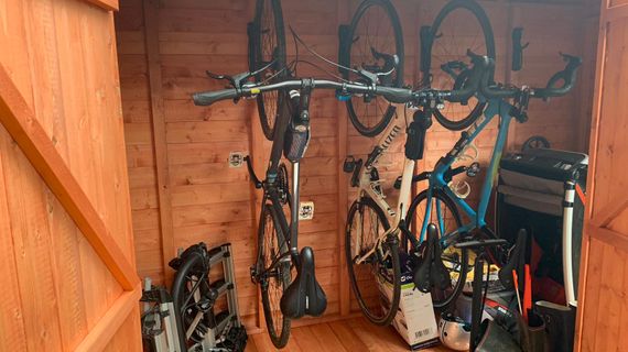 Shed online bike hanger