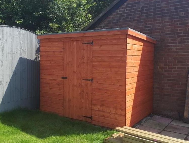 Wooden bike shed For Gardens
