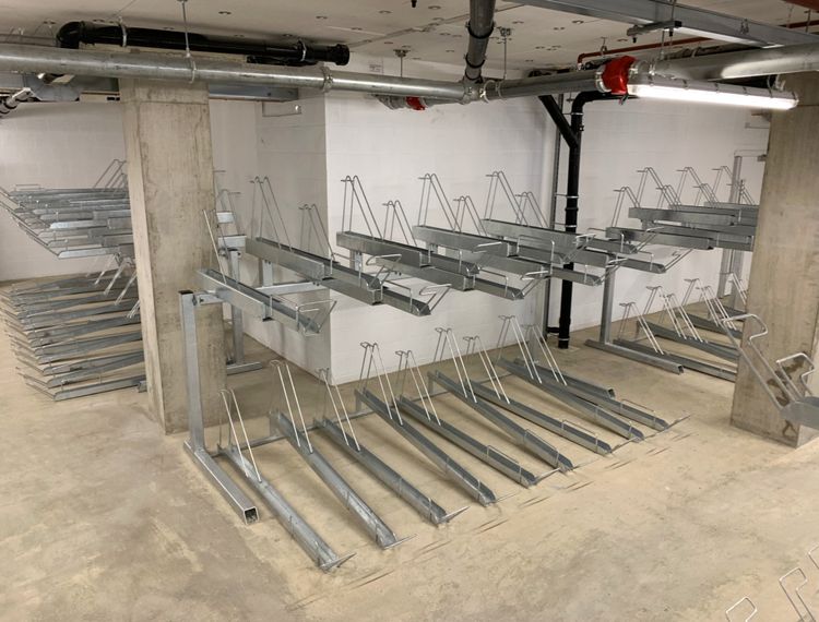 Two Tier Bike Racks for secure bicycle storage