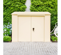 Secure Metal 3 Bike Bunker - Cream.png