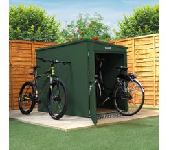 Metal 2 Bike Bunker - Fir Green.jpg