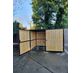 8 Space timber clad cycle shelter open gate.jpg