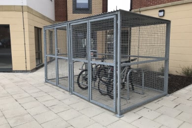 SECURE bike shelter