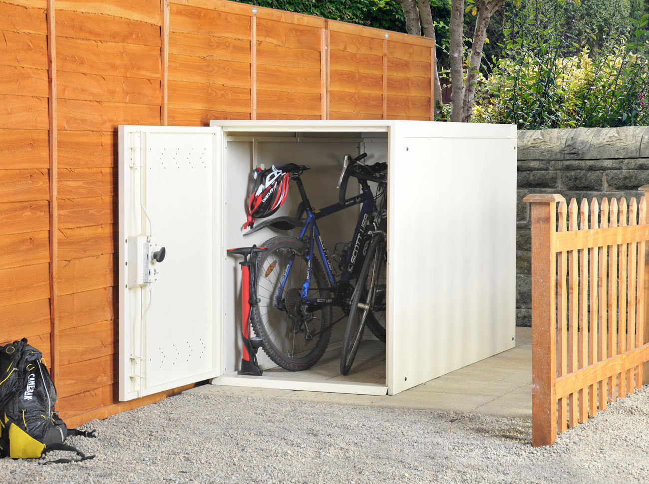 BIKE STORAGE FOR THE GARDEN