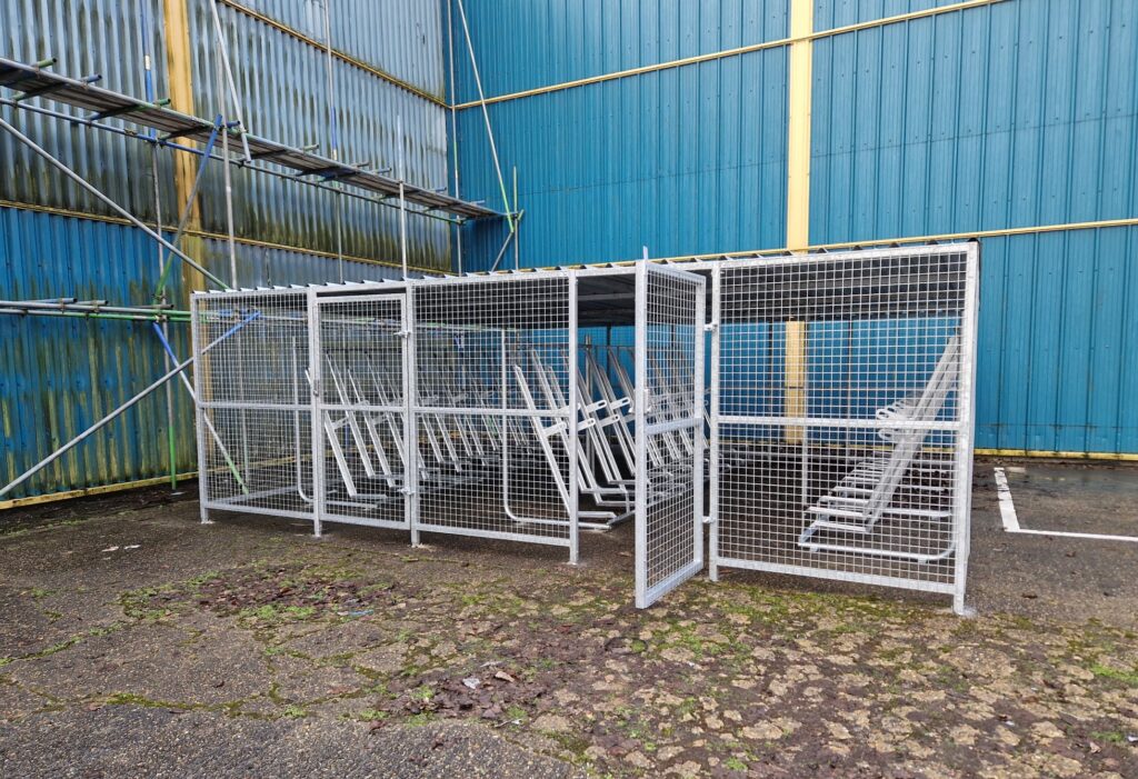 Marina Mesh Compound Bike Shelter