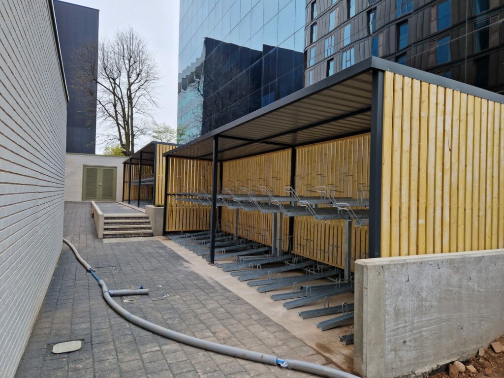 Two Tier Bike Rack Shelter