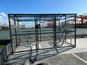 Greasby cycle shelter 12 bike spaces