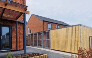 Combined Communal Bin and Bike Store