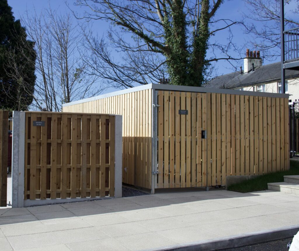 Trinity timber cycle shelter
