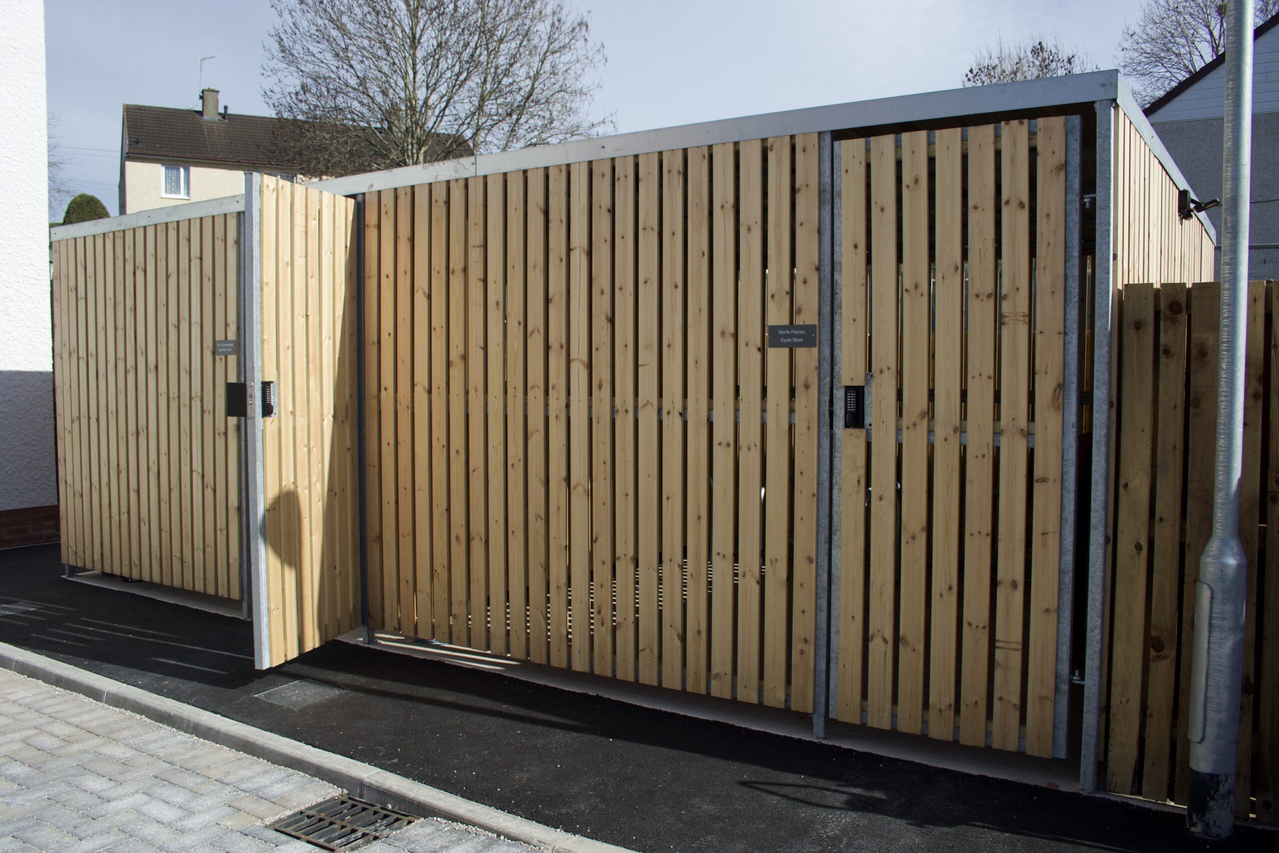 Cycle & Water Tank Shelter Install