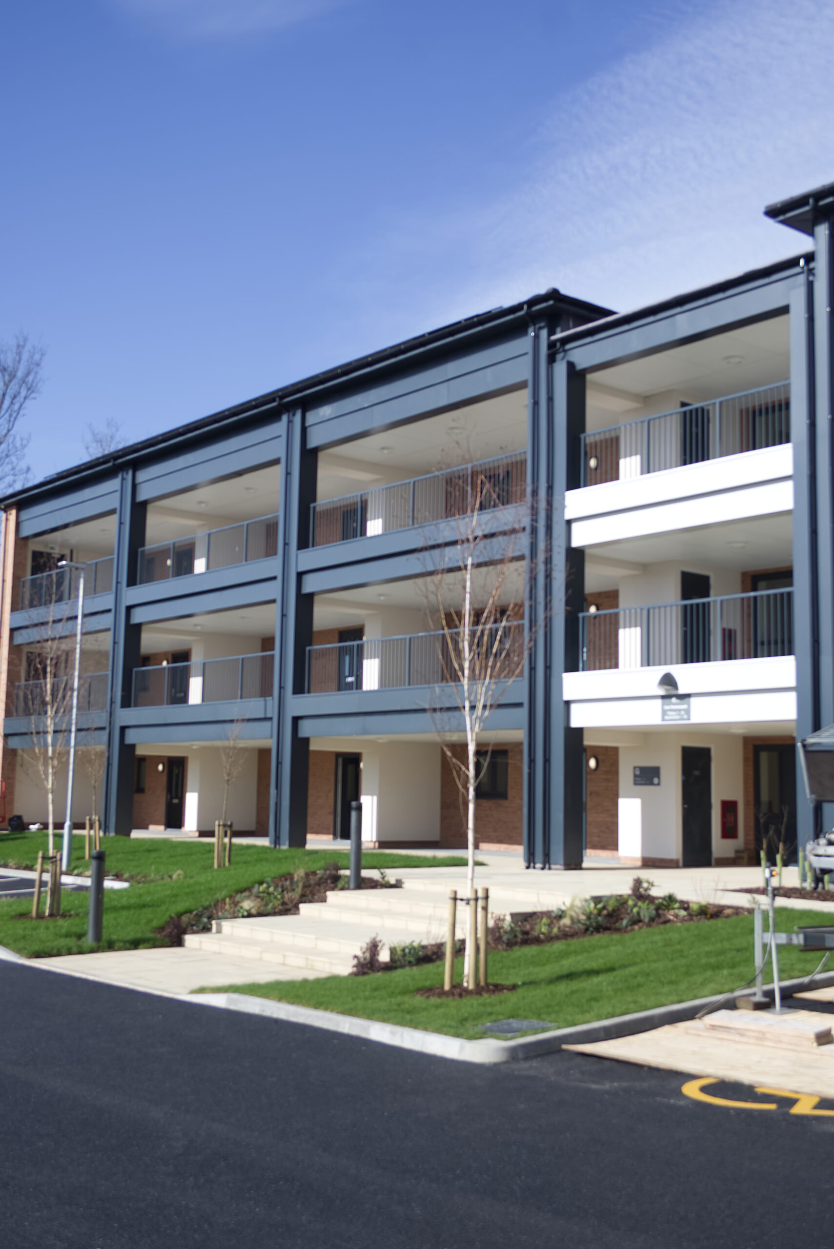 Building at cycle storage install