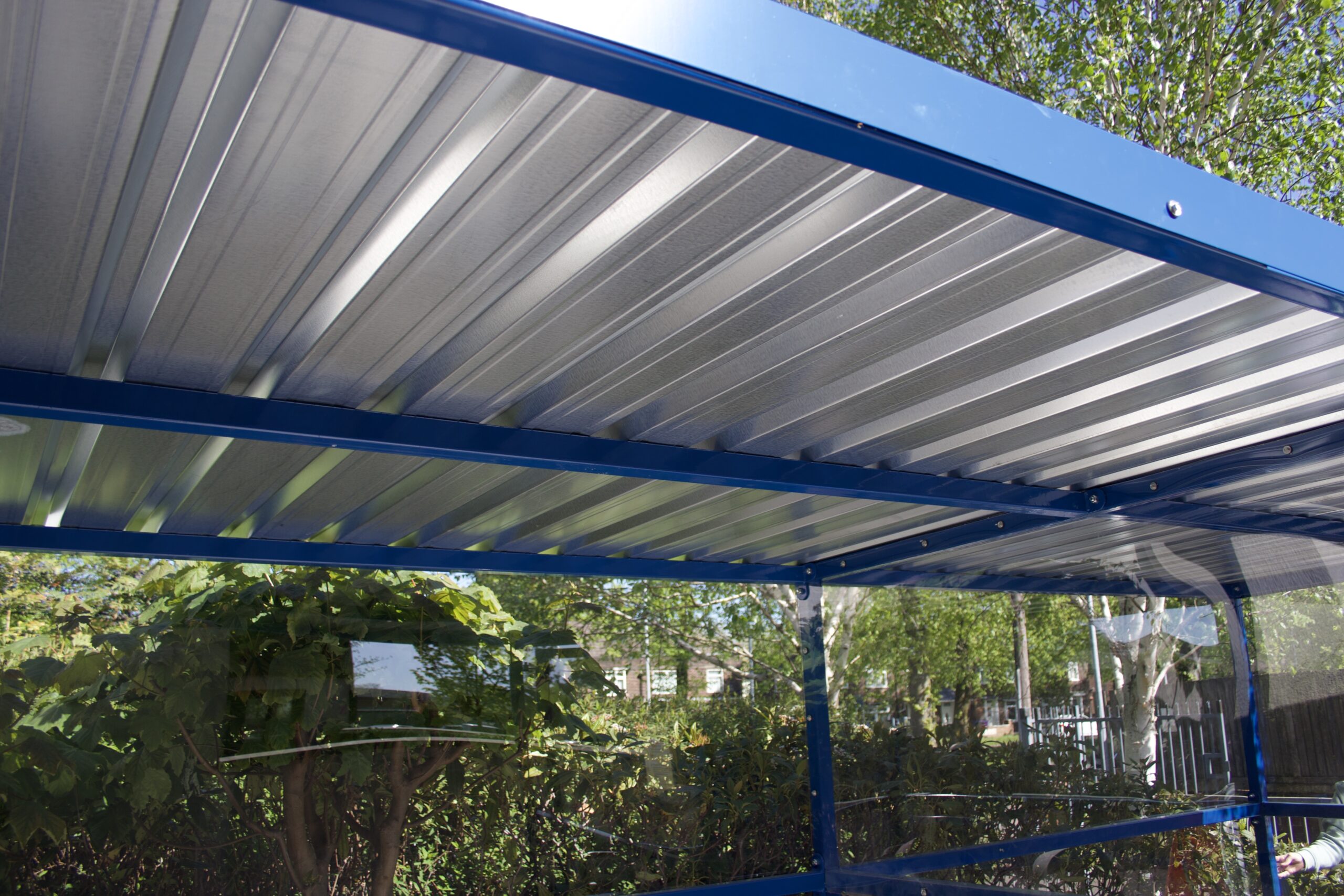 Steel roof system to add robust durability to the design 