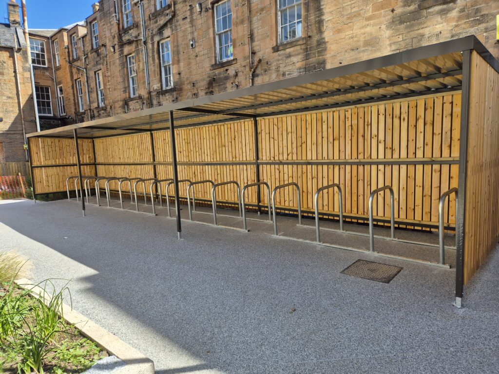 Bespoke Cycle Shelter & Bin Store | Sciennes Road Edinburgh