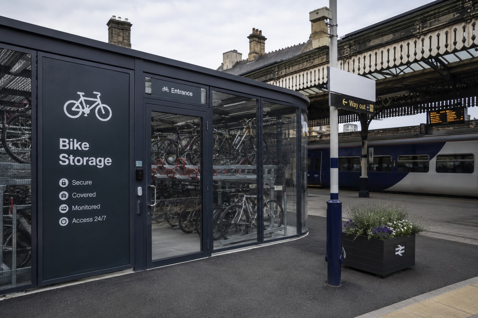Secure Cycle Storage for Transport Hubs: Meeting the Growing Demand for Bike-and-Ride in the UK
