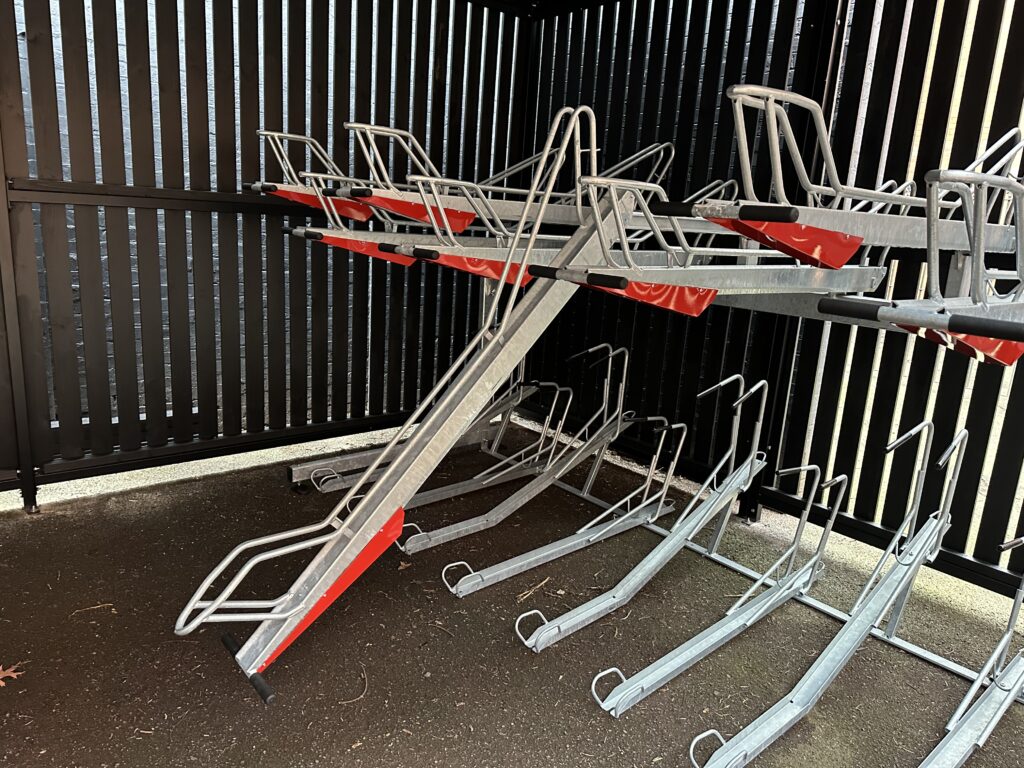 Bespoke Timber-Clad Cycle Shelter Installation