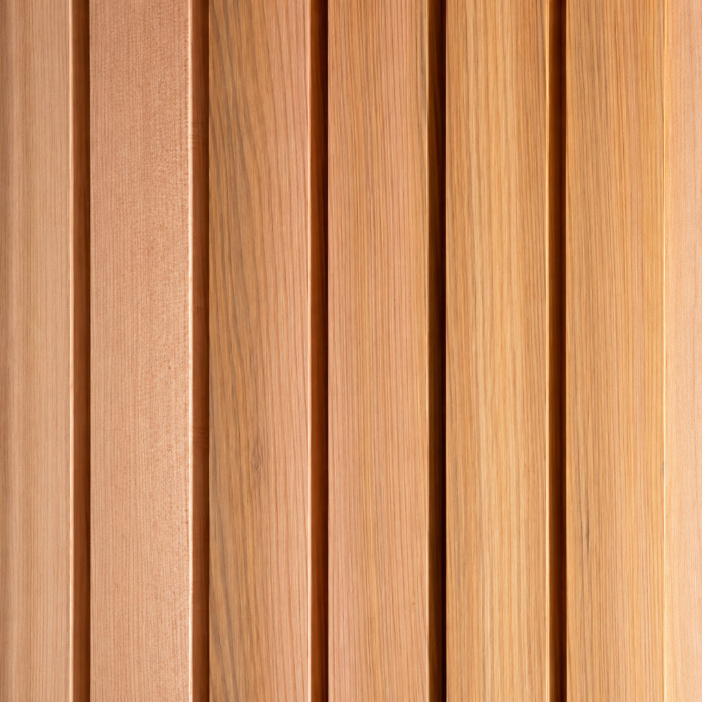 RED WESTERN CEDAR Timber Wood Option For Bike Shelter
