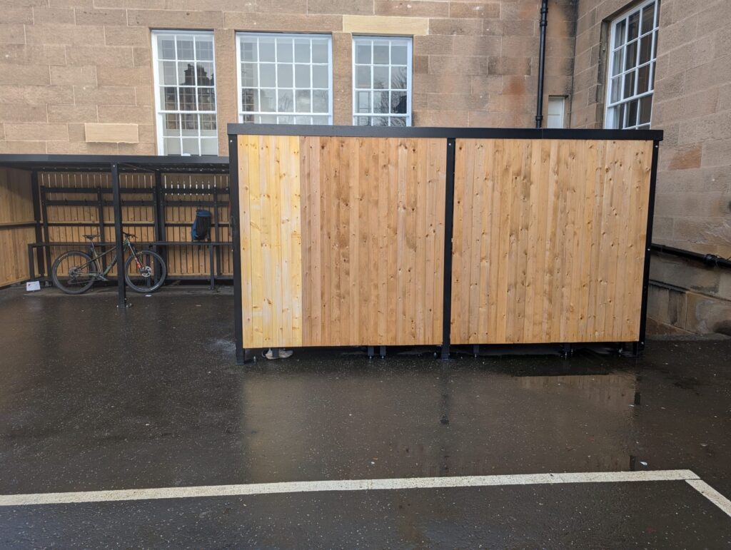 Bespoke timber clad shelters with galvanised steel frames, durable timber cladding and custom layouts for various sectors.
