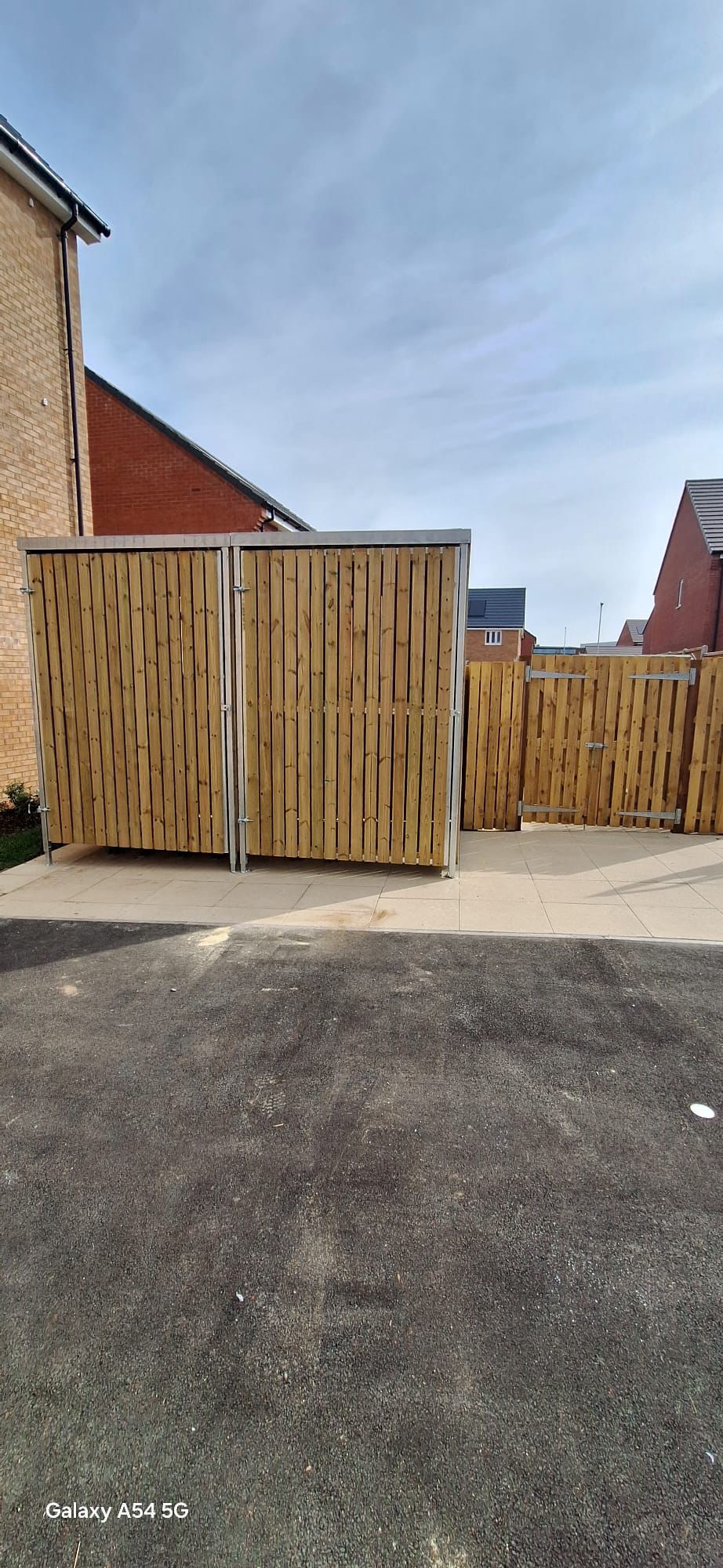 Two Tier Timber Clad Cycle Shelter