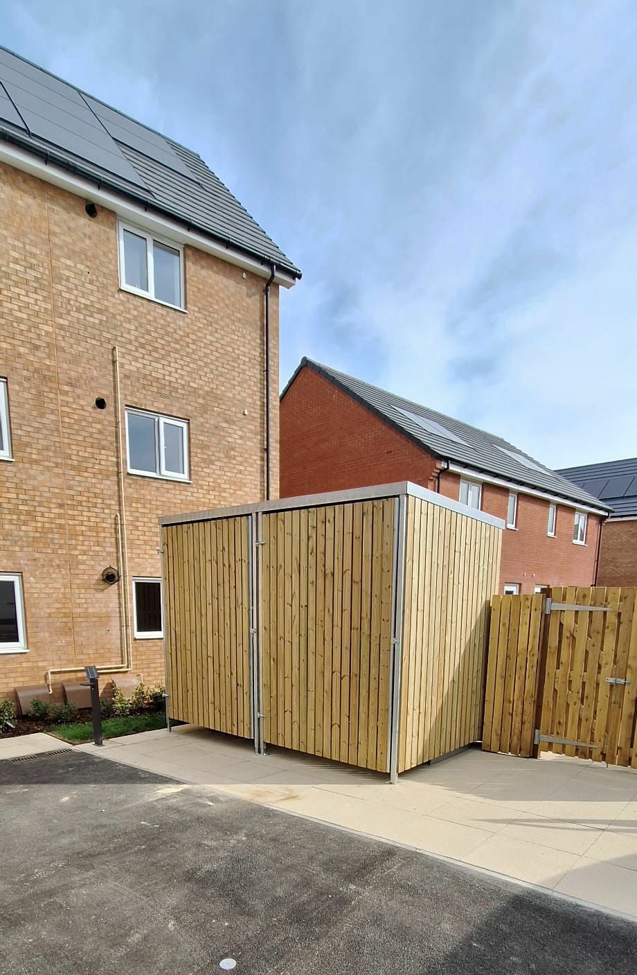 Desborough UK | Two Tier Timber Clad Cycle Shelter thumbnail