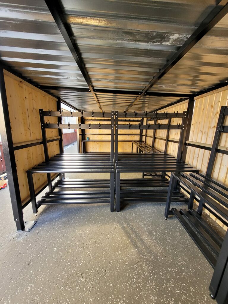 Bespoke timber clad shelters 