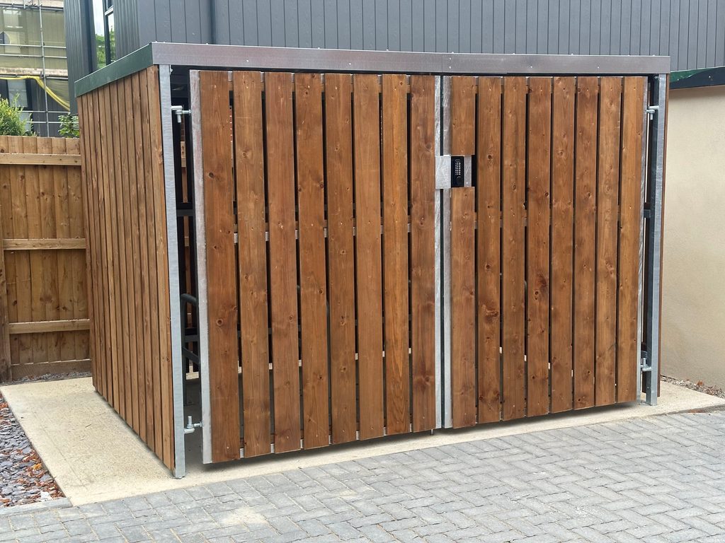 imber Clad Cycle Shelter