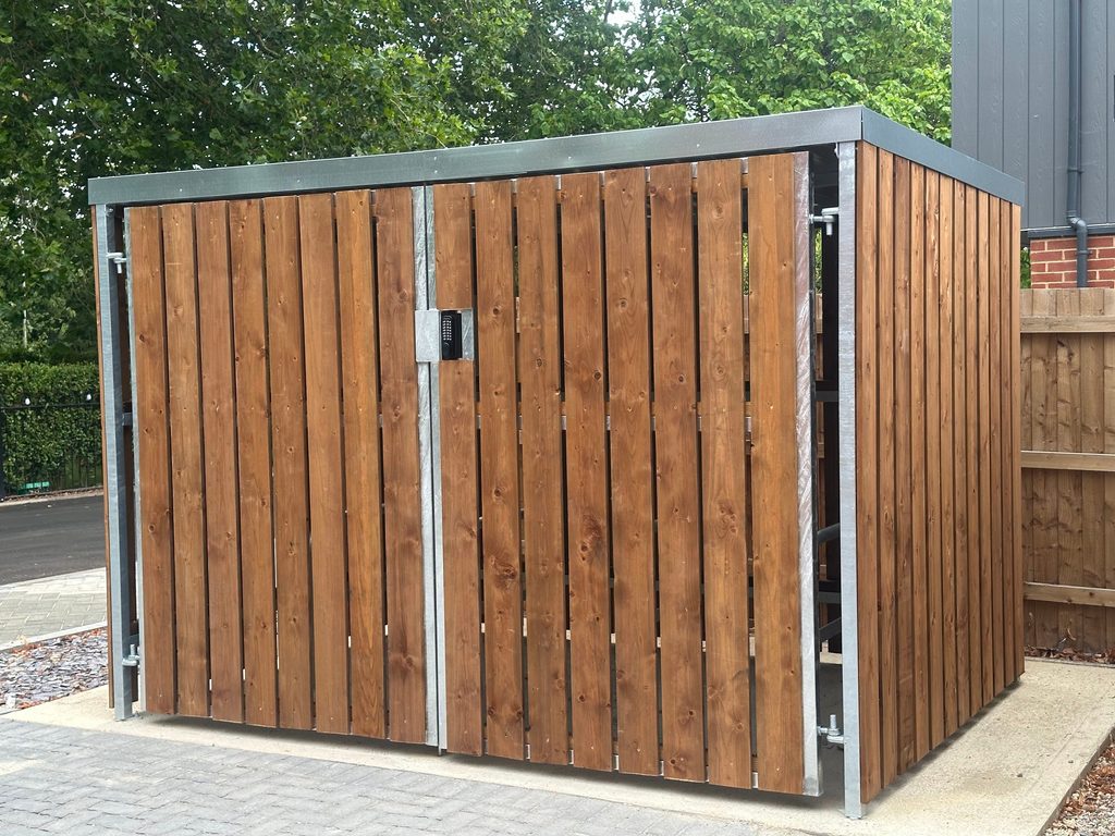 8 Space Trinity Timber Cycle Shelter,