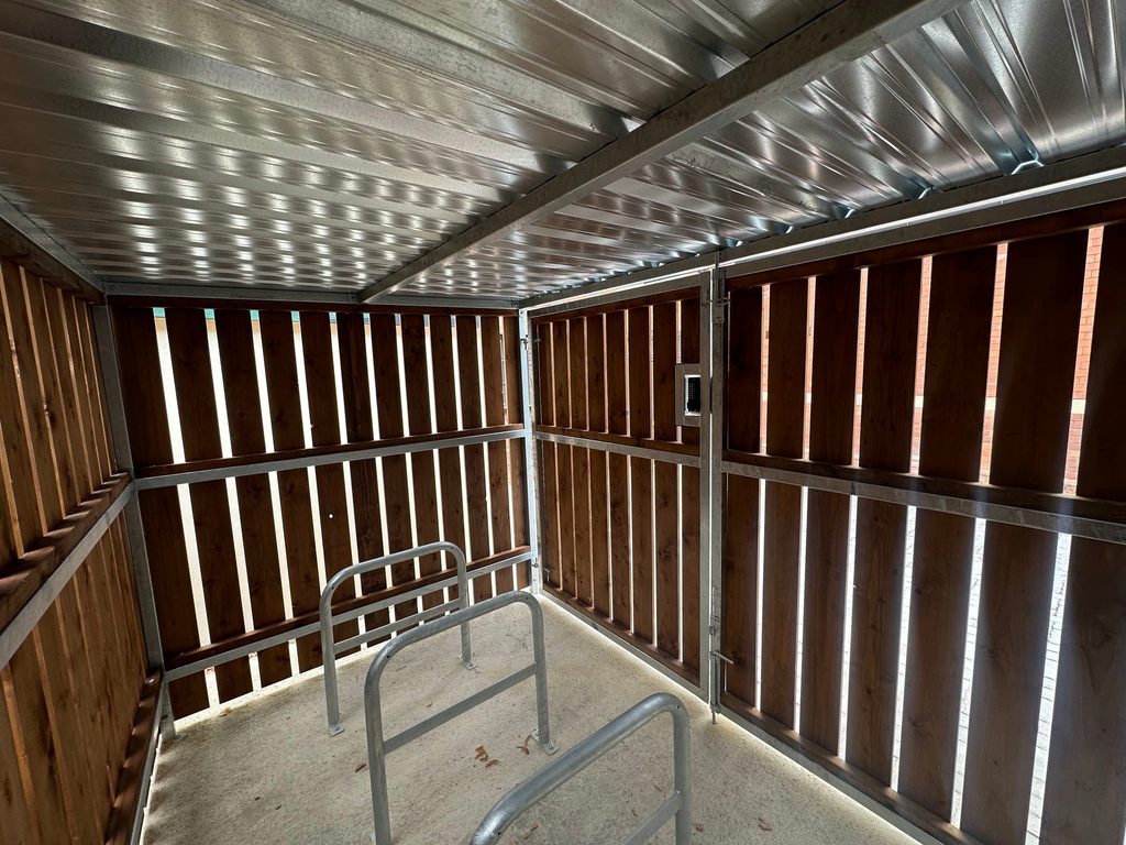durability, controlled access and efficient bike storage 