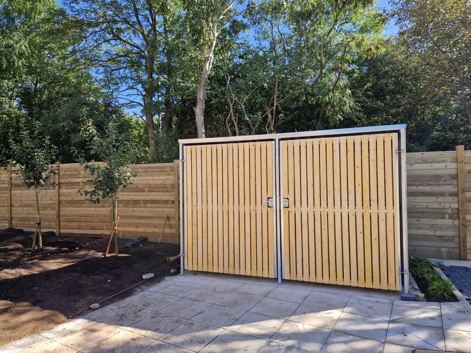 Timber-Clad Cycle Shelters and Bin Stores | Maple Road, Hayes thumbnail