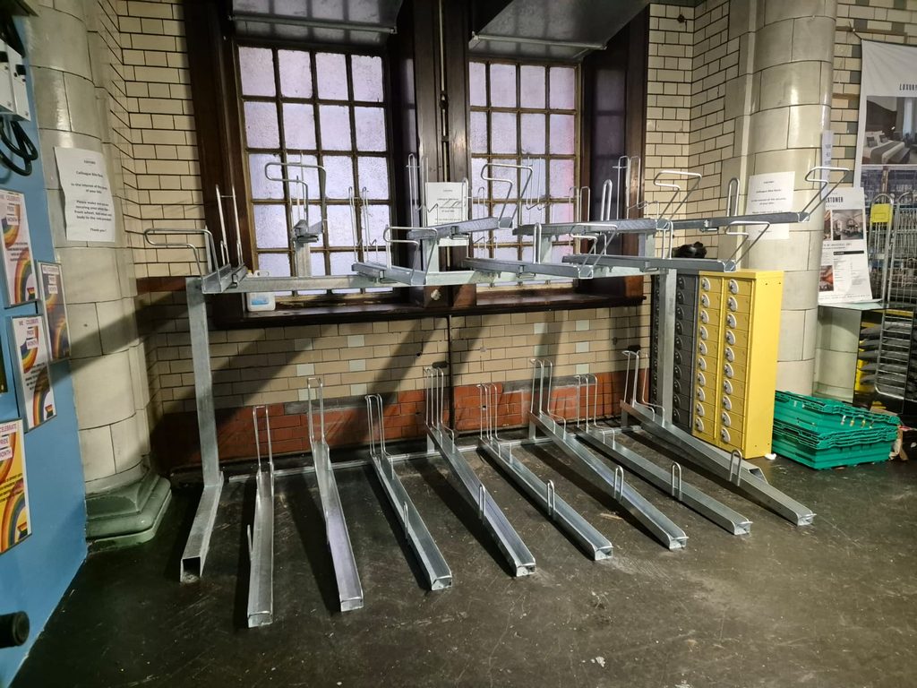Kimpton Clocktower Two-Tier Bike Rack IHG Manchester