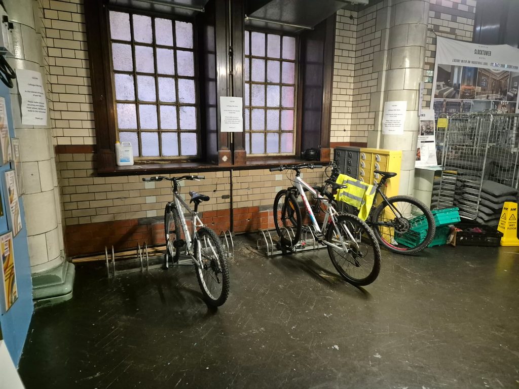 bike storage that needed improving with our new solution